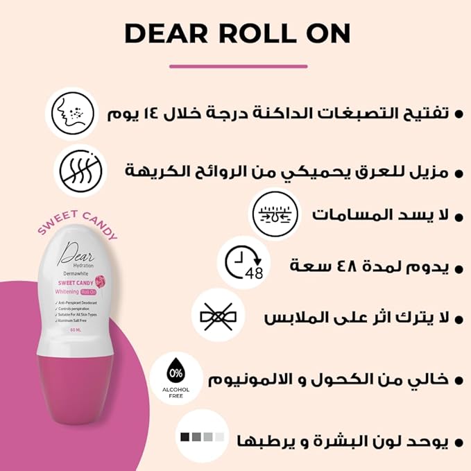 DEAR ROLL ON SWEET CANDY 60ML 1+1 OFFER