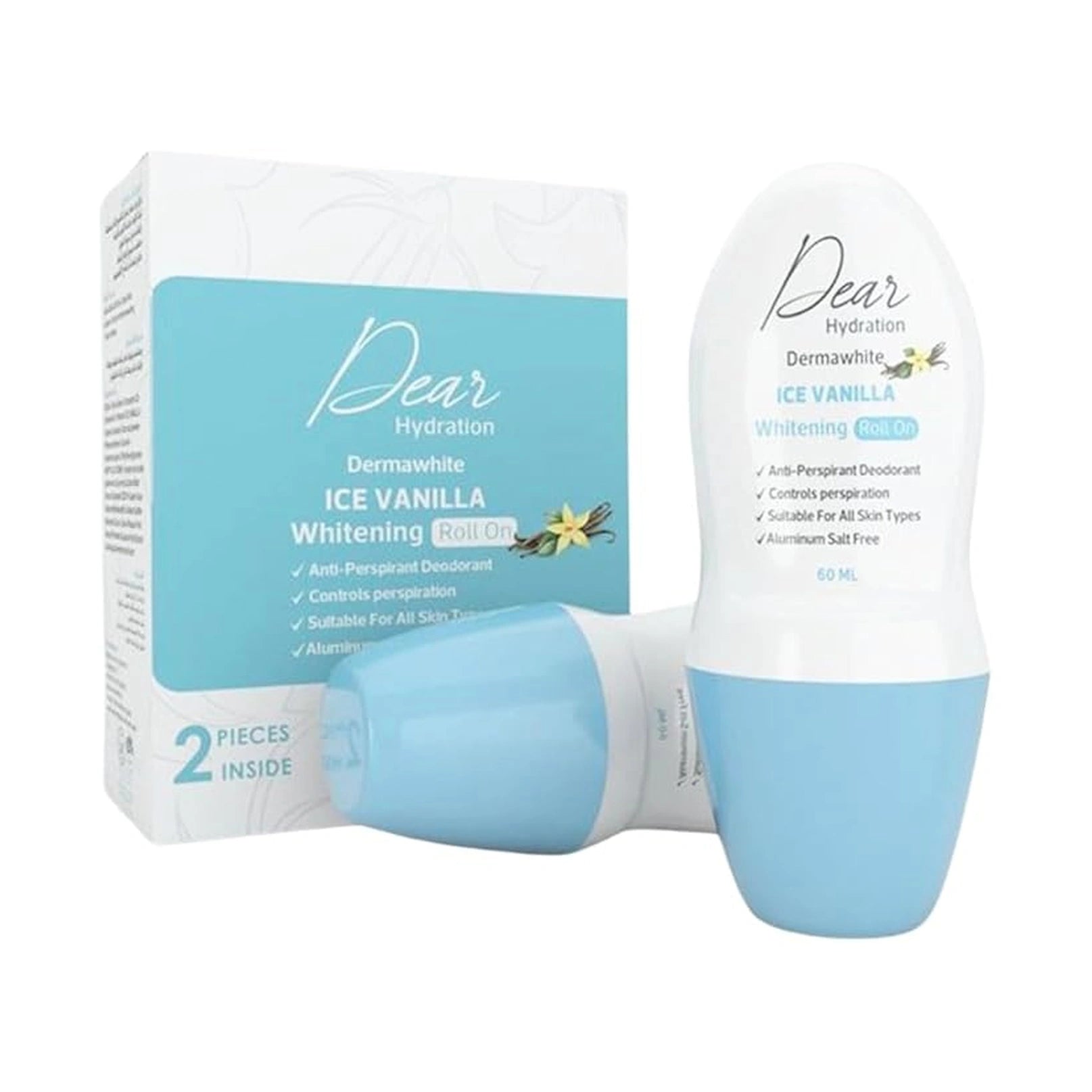 DEAR ROLL ON ICE VANILLA 60ML 1+1 OFFER