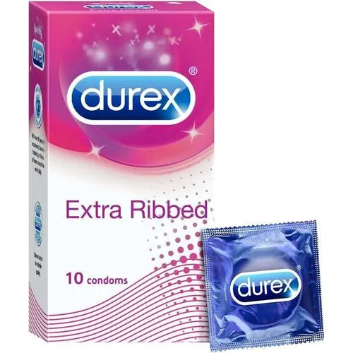 Durex Extra Ribbed Condoms 10PCS Imp