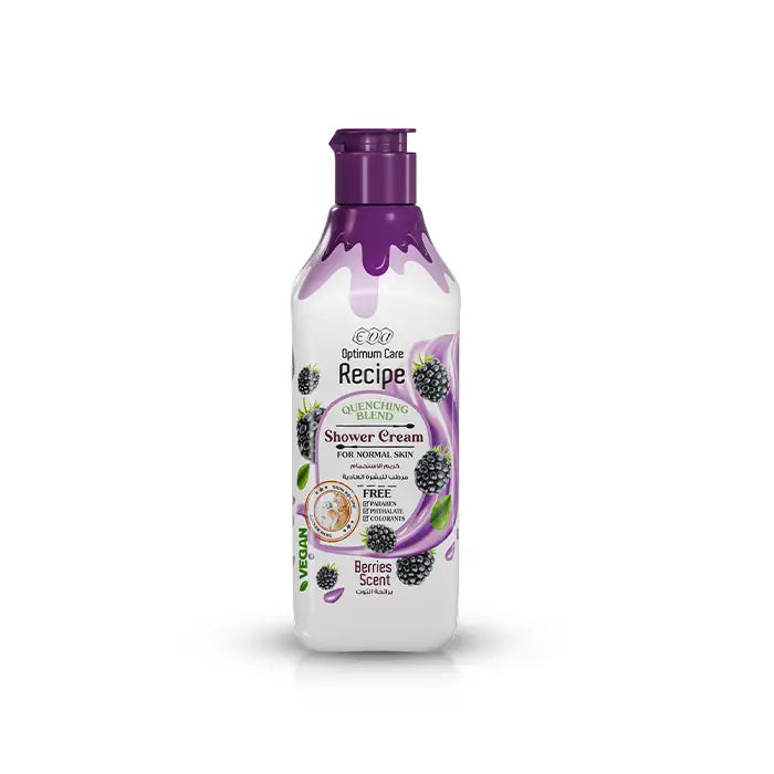 EVA RECIPE BERRIES SCENT SHOWER CREAM 370ML