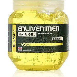 En Liven Hair Gel250ml Ultimate Hold Hair Yellow