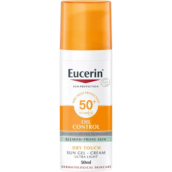 Eucerin Oil Control Sun Gel Cream SPF50+ 50ml
