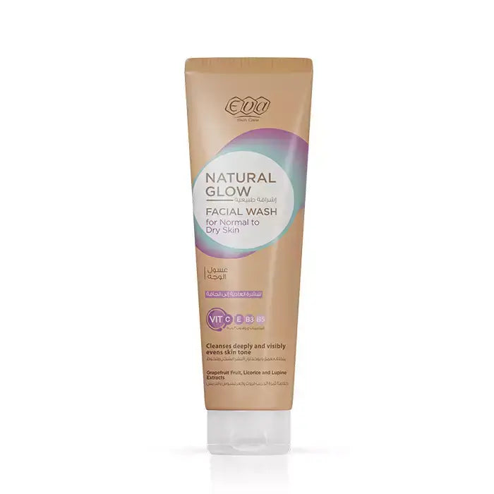 Eva Natural Glow Facial Wash Normal To Dry 100ml