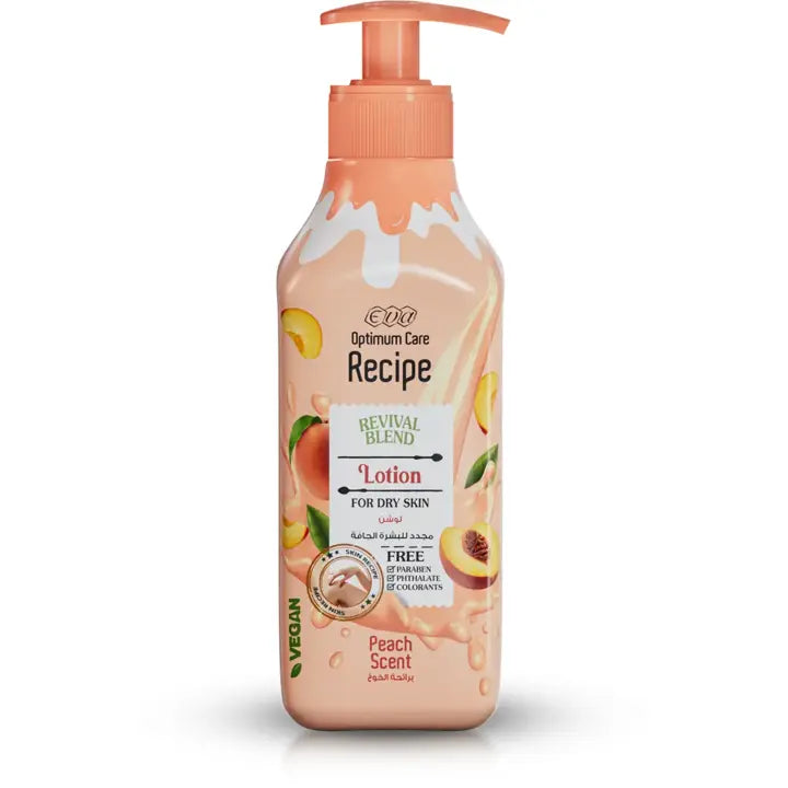 Eva Recipe Peach Scent Body Lotion 370ml