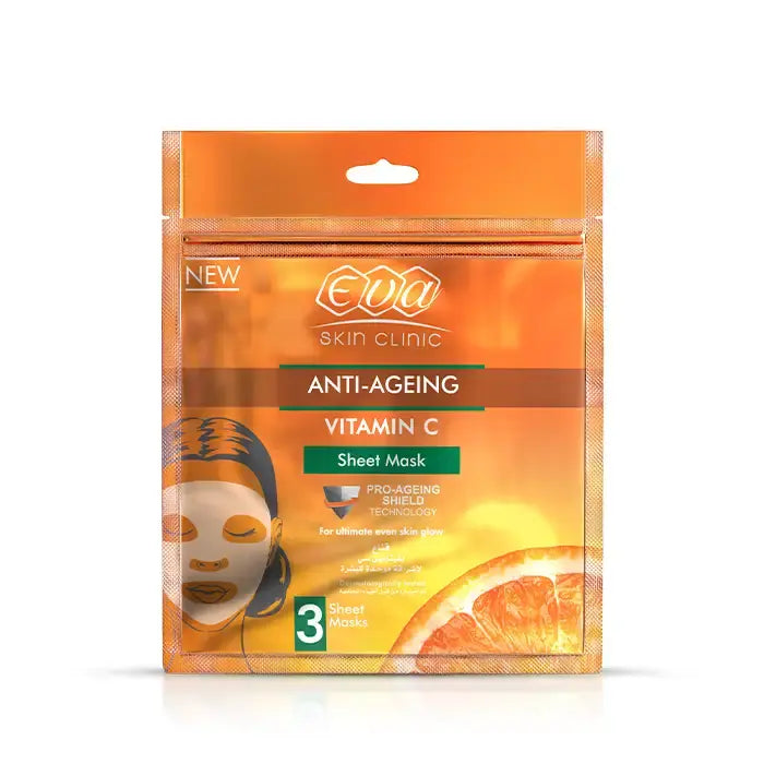 Eva Skin Clinic Vitamin C Sheet Mask 3PCS