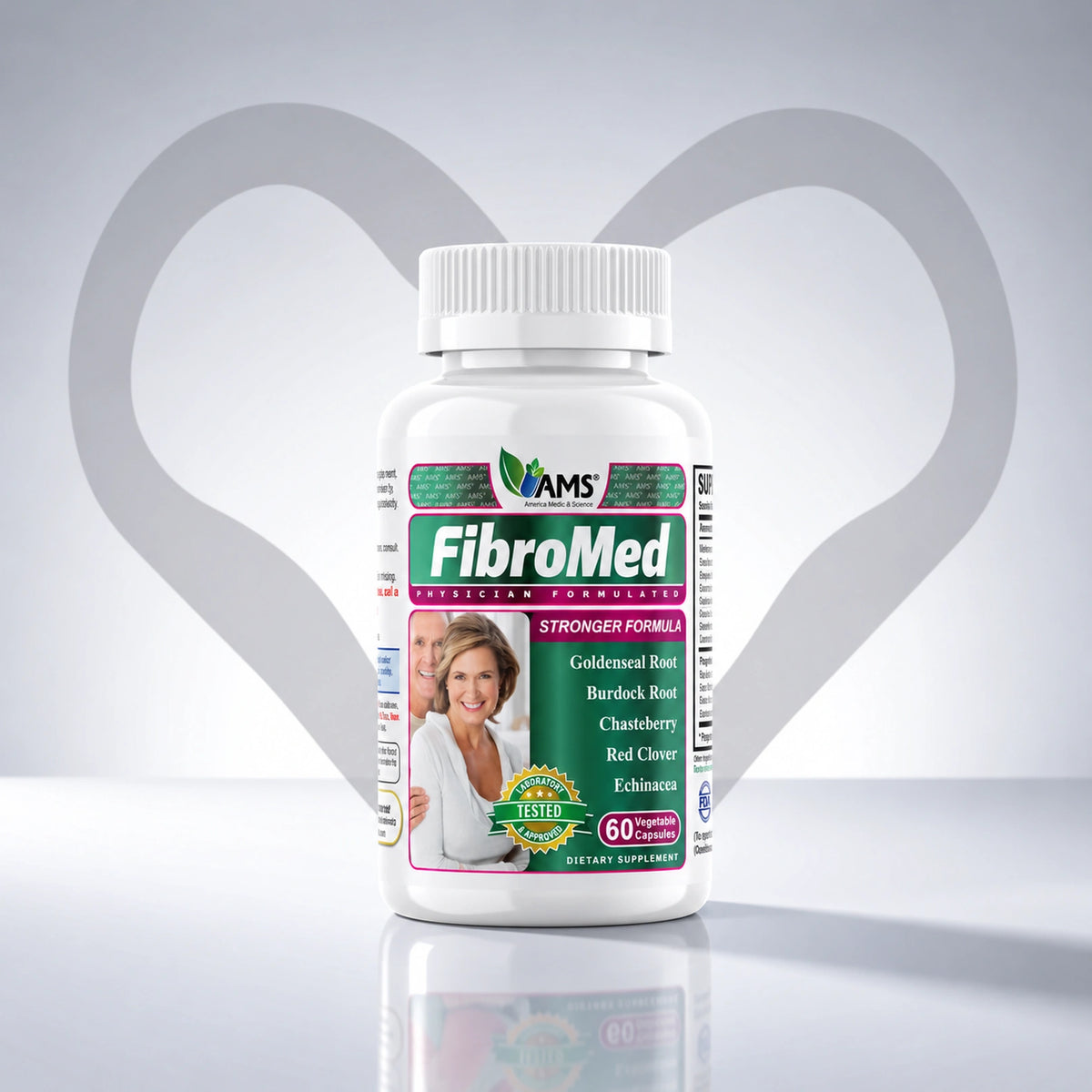 AMS FibroMed Female Uterine & Hormonal Support 60 Vegetable Capsules
