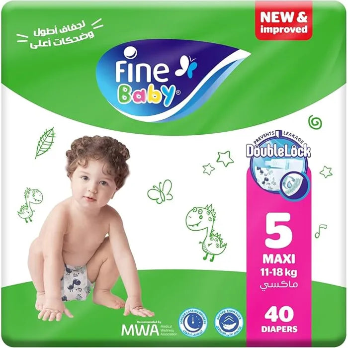 Fine Baby Maxi NO.5 (40 Pcs)