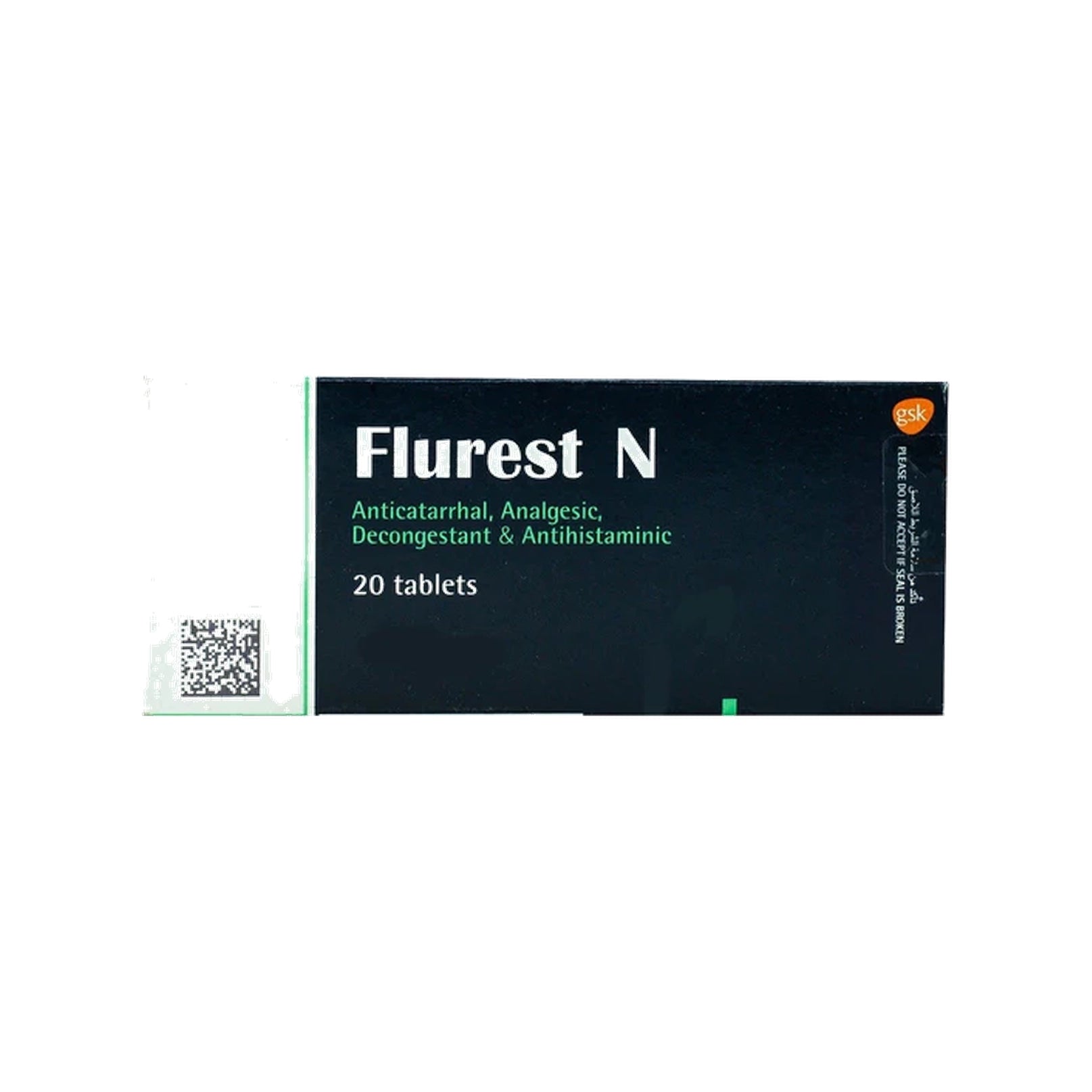 Flurest N Cold Relief – 20 Tablets