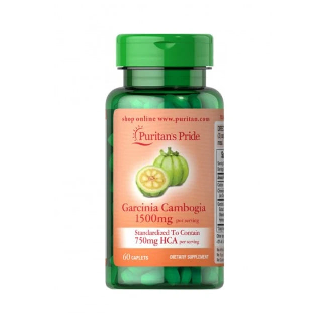 Puritan’s Pride Garcinia Cambogia 1500 mg Herbal Supplement 60 Capsule ...