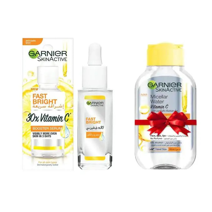 Garnier Fast Bright Vit-C Serum+micellar 100ml Off