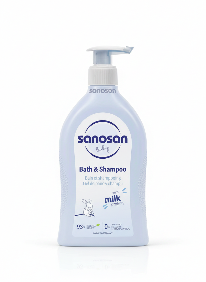 SANOSAN BABY BATH&SHAMPOO 500 ML