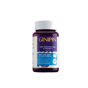 Bottle of Ginipin supplement on a white background
