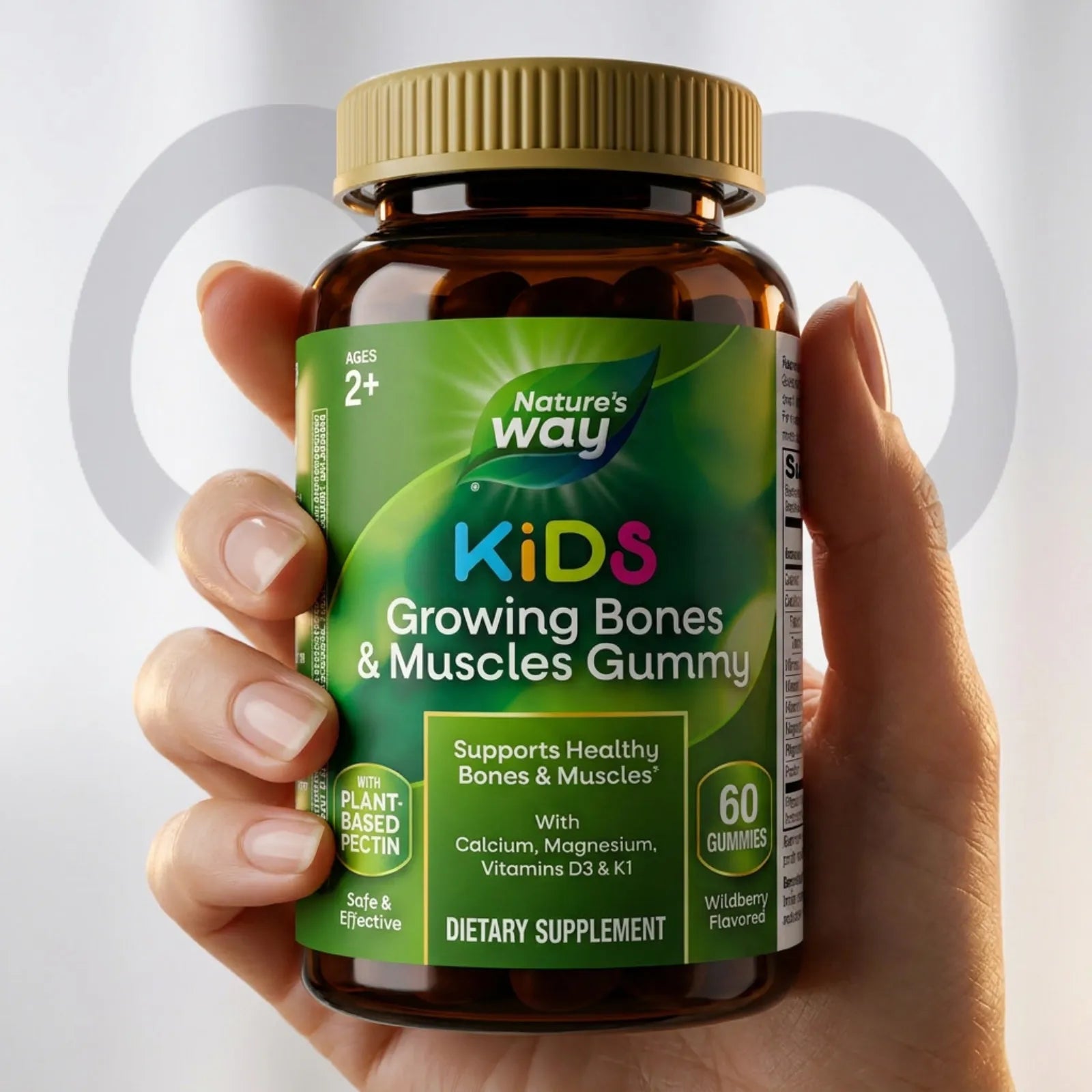 Nature's Way Alive Kids Growing Bones & Muscles 60 Gummies