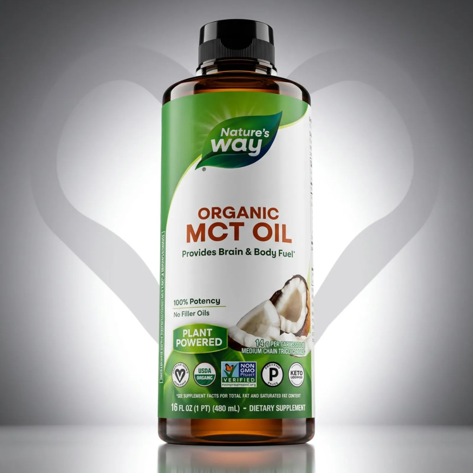 Nature's Way Organic MCT Oil 480 ML