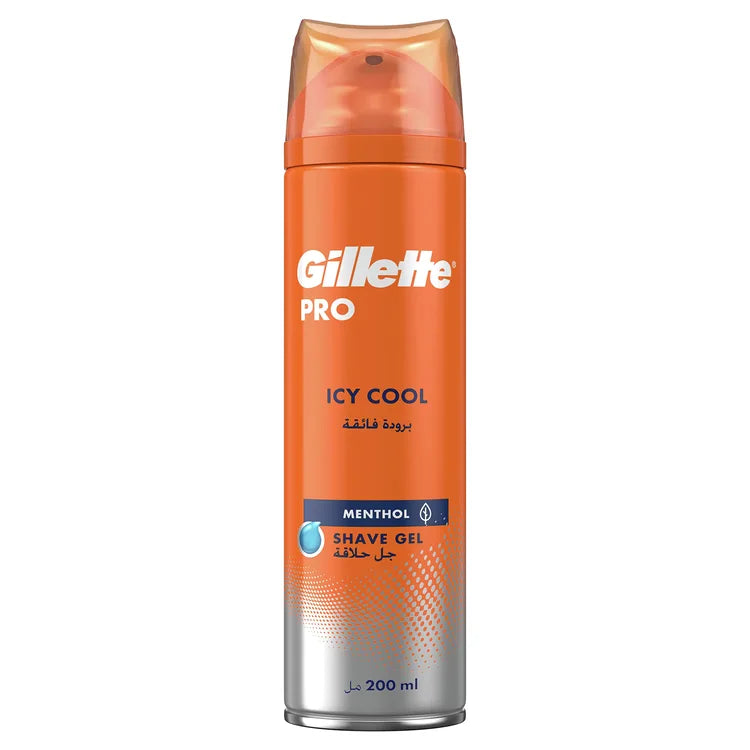 Gillete Shaving Gel 200 ml Icy Cool Menthol
