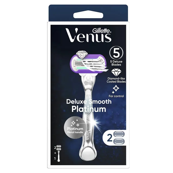 Gillete Venus Deluxe Smooth Platinum 1RAZOR+2BLADE