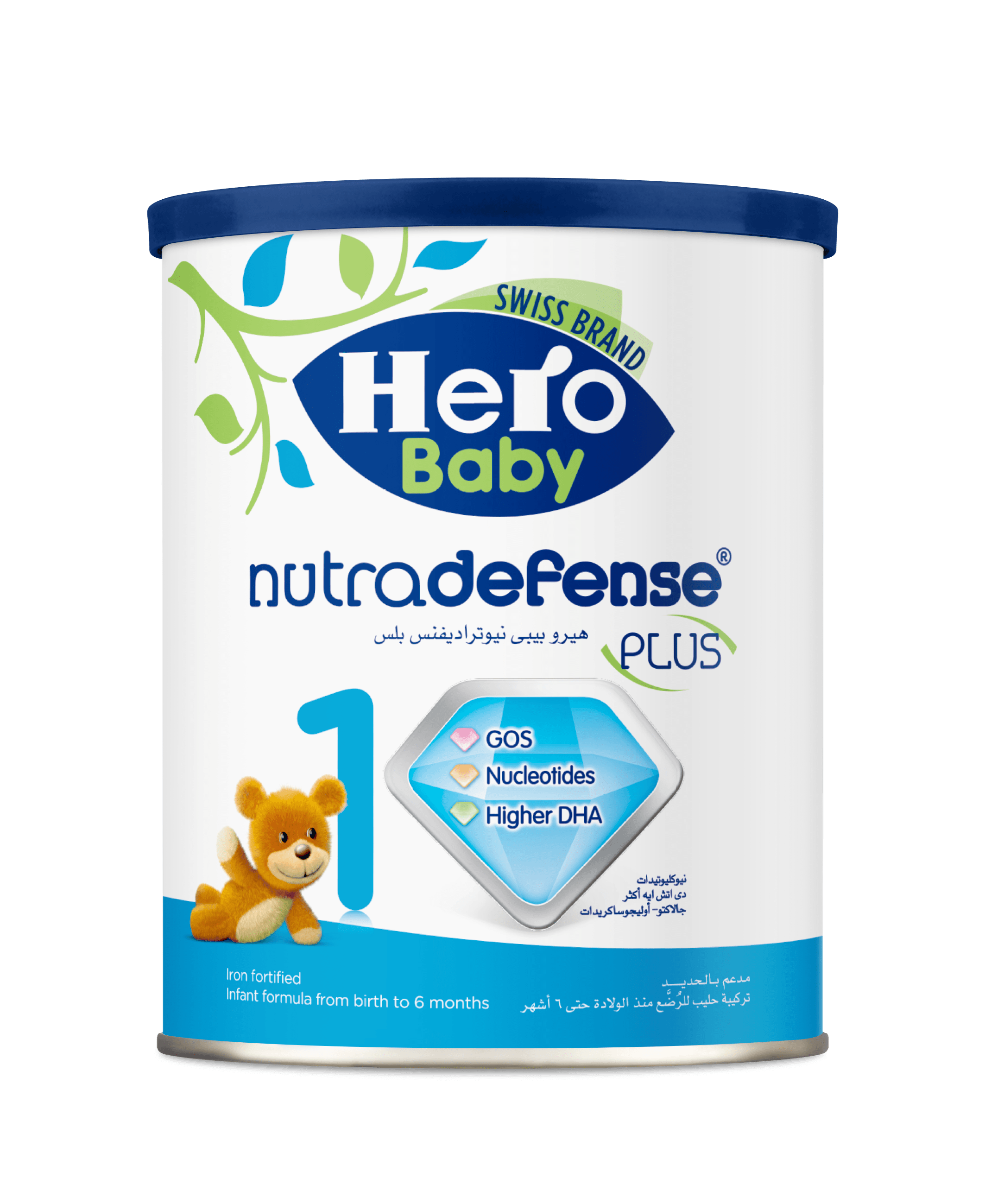 HERO ( 1 ) NUTRA DEFENSE PLUS MILK  400 GM