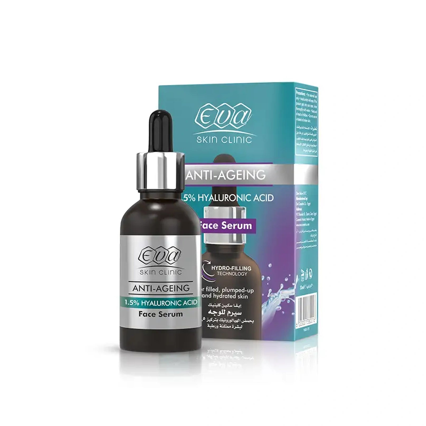 Eva Anti-Ageing Hyaluronic Acid Face Serum 30ml