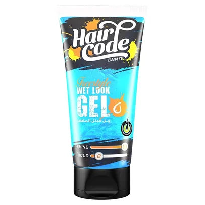 Hair Code Gel 160 ml Wet Look Blue Tube