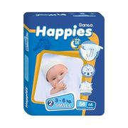 Sanita Happies Baby Diapers No.2 58Pcs