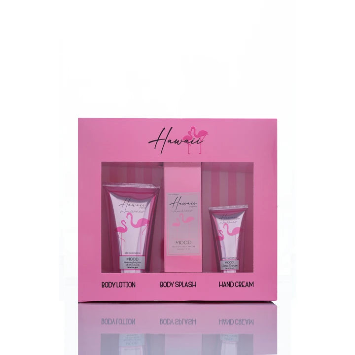 Mood Hawaii Set 1 (Body Lotion 150gm +body Splash 220 ml+Hand Cream 50 gm)