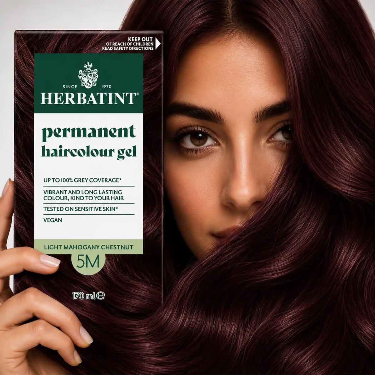 Herbatint Permanent Haircolour Gel 5M Light Mahogany Chestnut