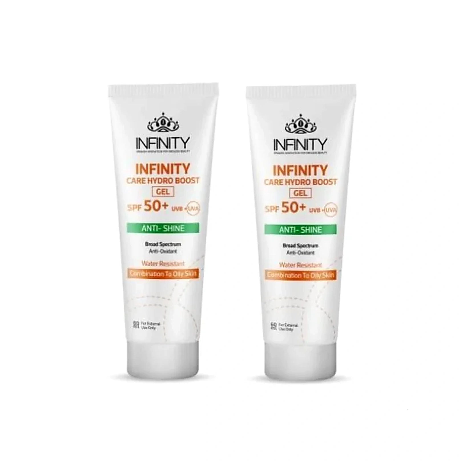 Infinity Sunscreen Gel Anti-shine SPF50+ 60ml (1+1)