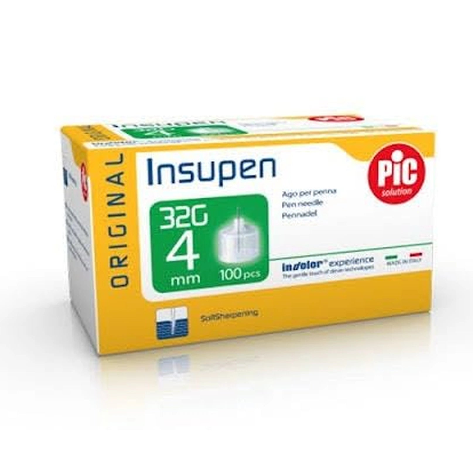 PIC Insupen Extreme Insulin Pen Needles 4MM