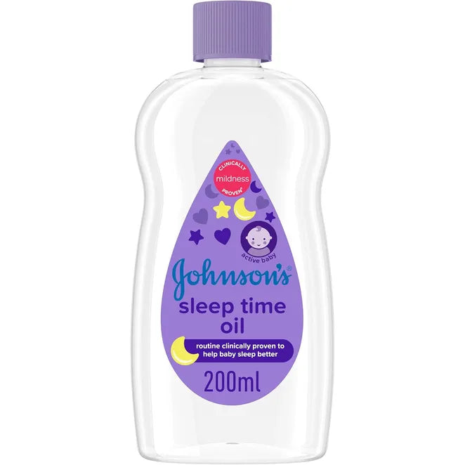 J&amp;J Baby Oil 200ml Sleep Time