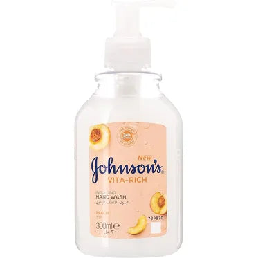J&amp;J Vita-Rich Hand Wash (Peach) 300ml Off