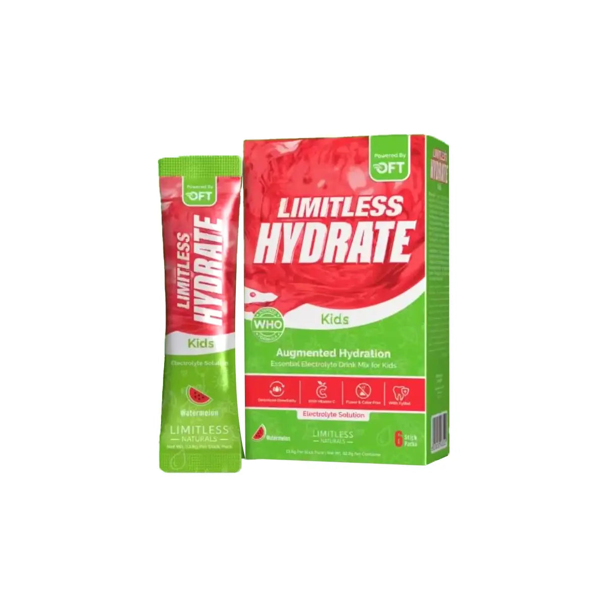 LIMITLESS HYDRATE 6 STICK PACKS KIDS