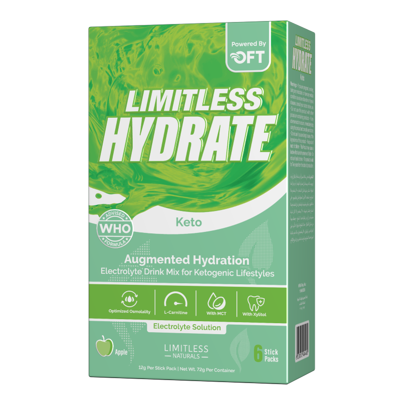 LIMITLESS HYDRATE KETO  6 STICK PACKS