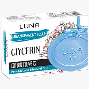 Luna Glycerin Cotton Flowers Soap 100gm