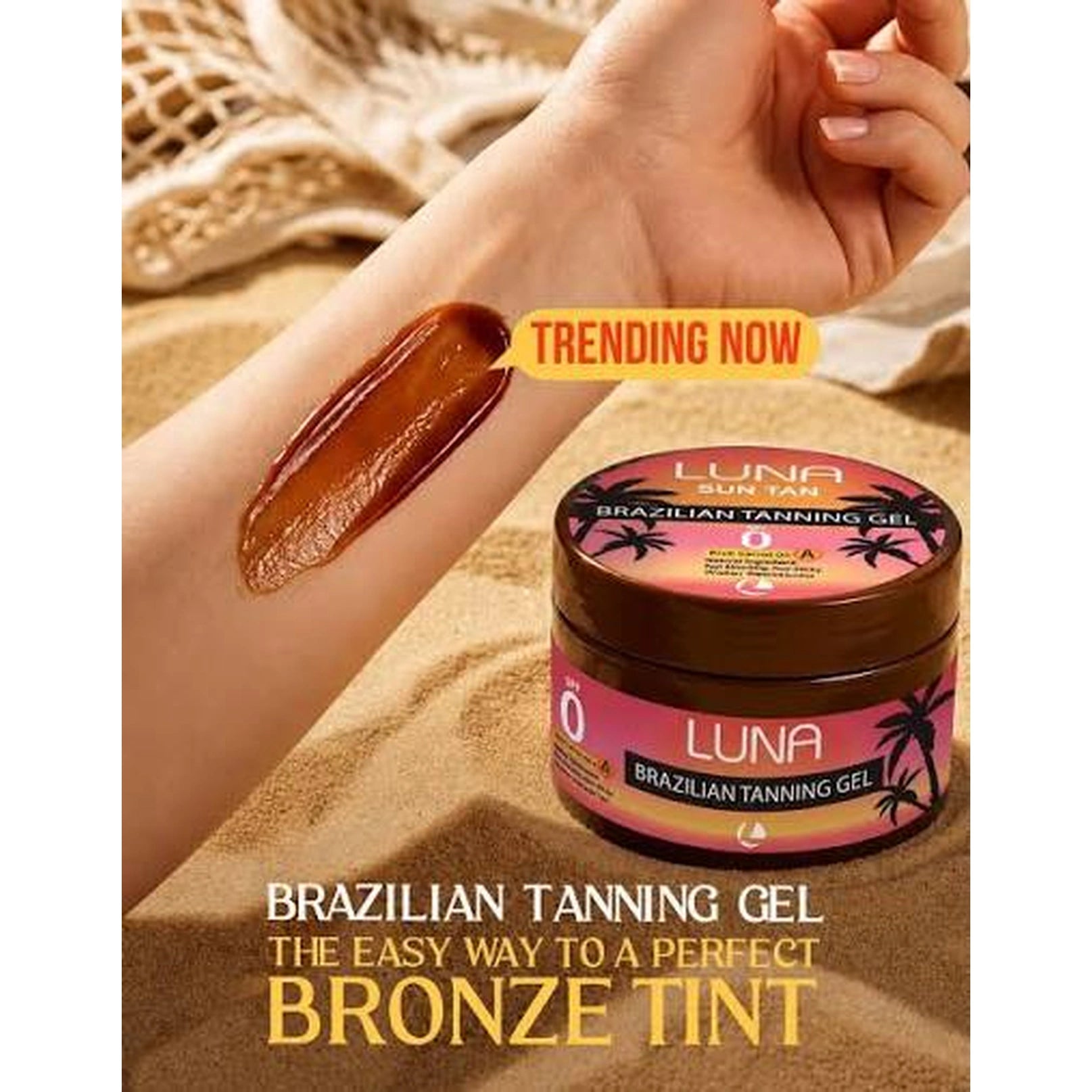 LUNA SUN BRAZILIAN TANNING GEL 130GM