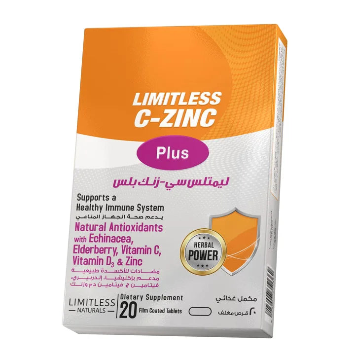 Limitless C Limitless C- Zinc Plus 20 Tab