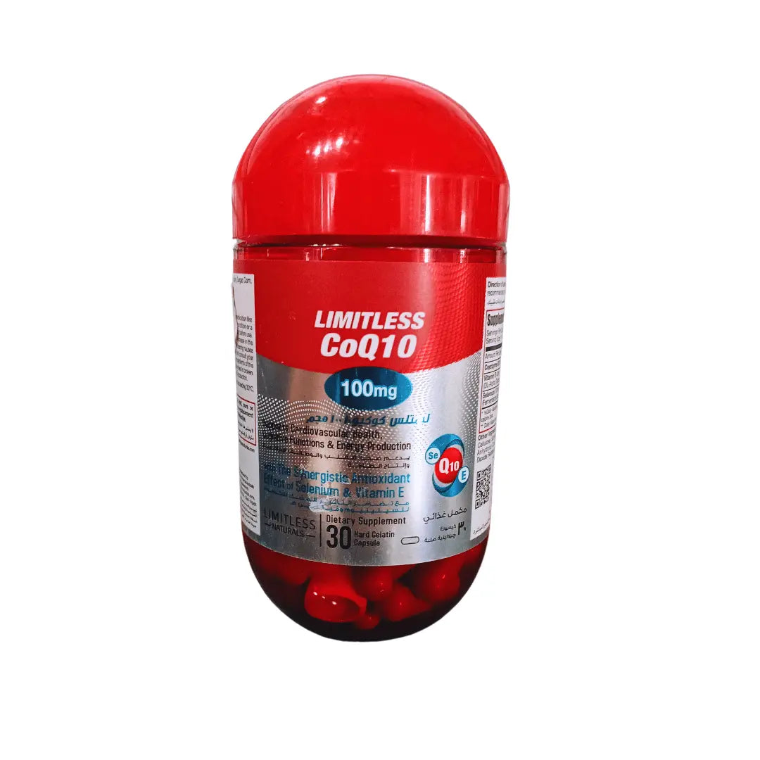 Limitless Coenzyme Q10 100 mg – 30 Capsules