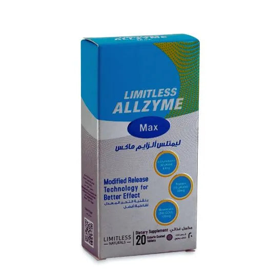 Limitless Allzyme Max 20 Tab