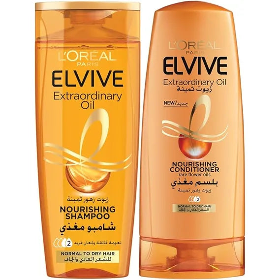 Loreal Elvive Extraord Shamp+cond 400ml Off