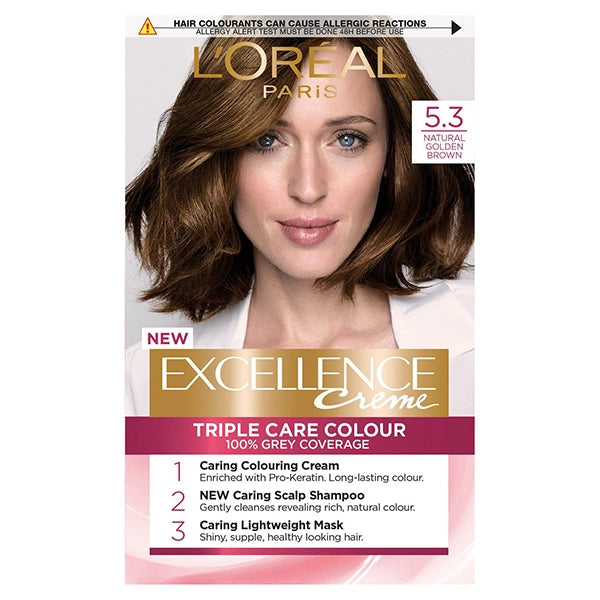 Loreal Excellence 5.3 (Golden Light Brown)