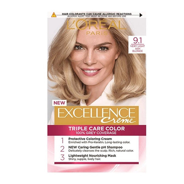 Loreal Excellence 9.1 (V.L Ash Blonde)