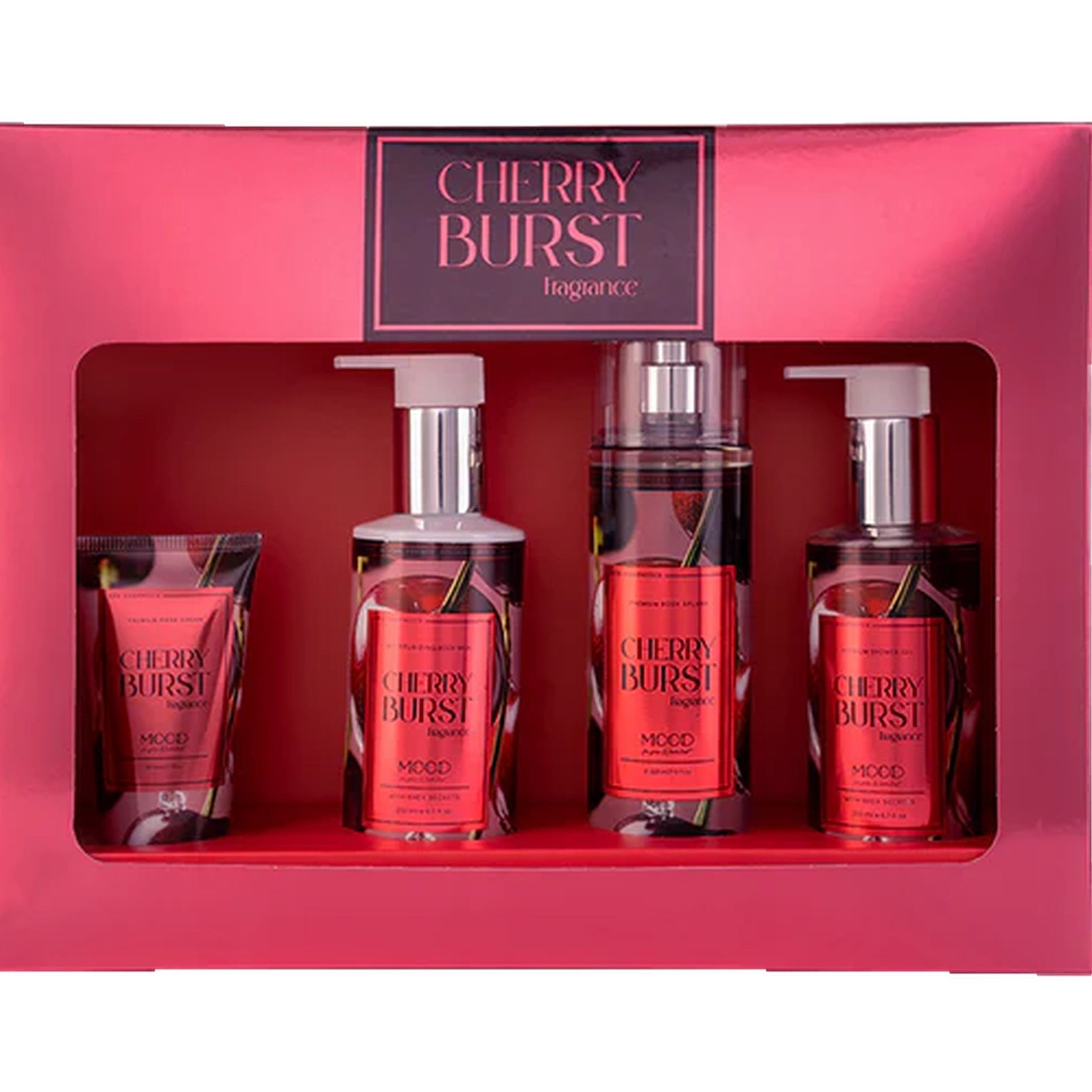 Mood Set Cherry Burst (Splash+Hand+Shower+Milk)