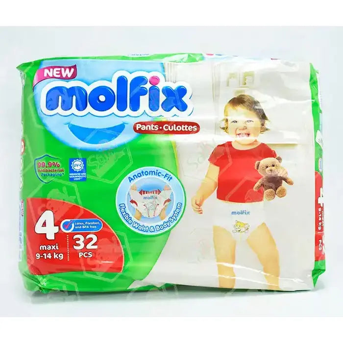 Molfix Baby Culotte NO.4 Maxi (32 Pcs)