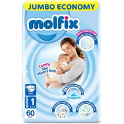 Molfix Baby Daipers NO.1 New Born (2–5KG) 60Pcs