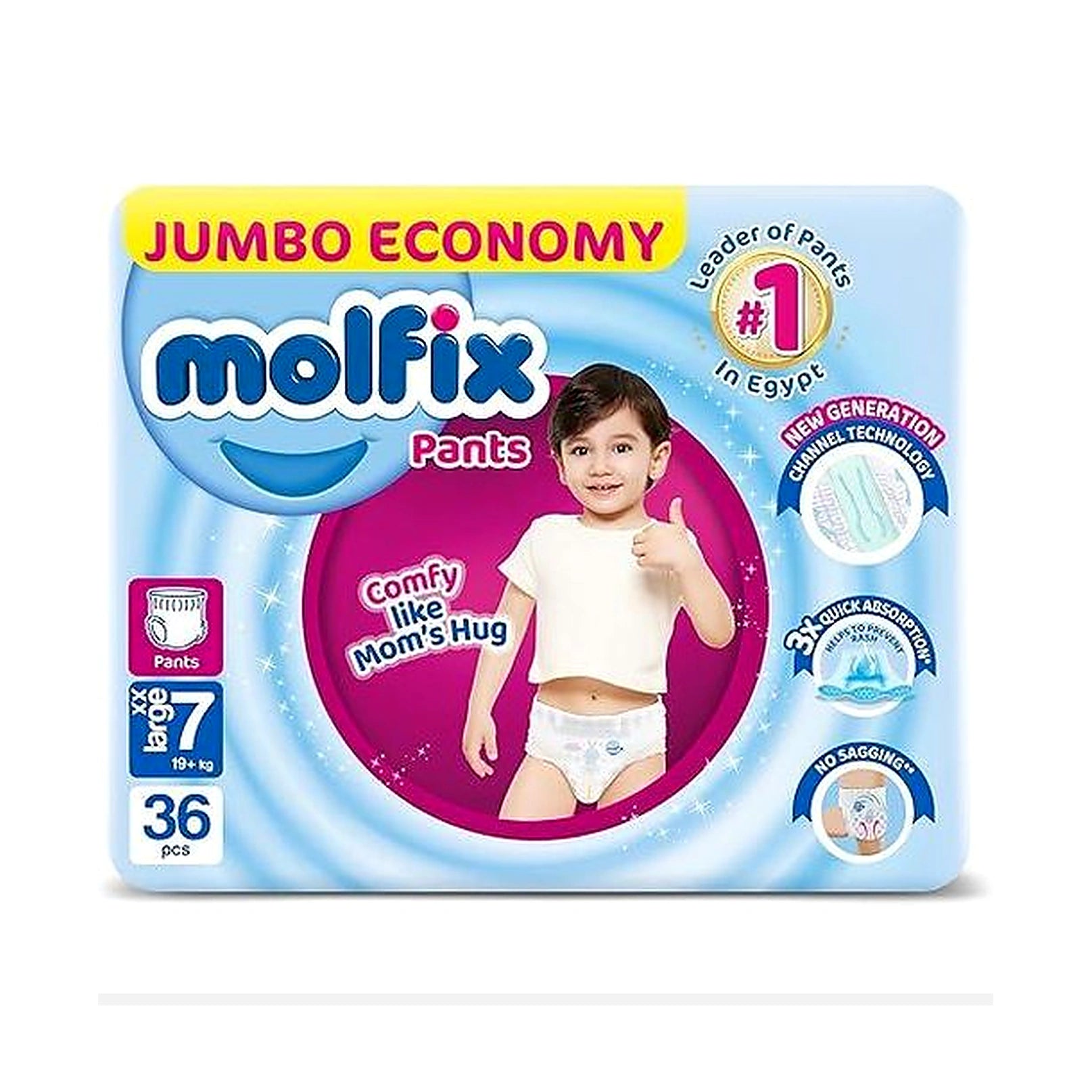 Molfix Baby Culotte NO.7 (36 Pcs)