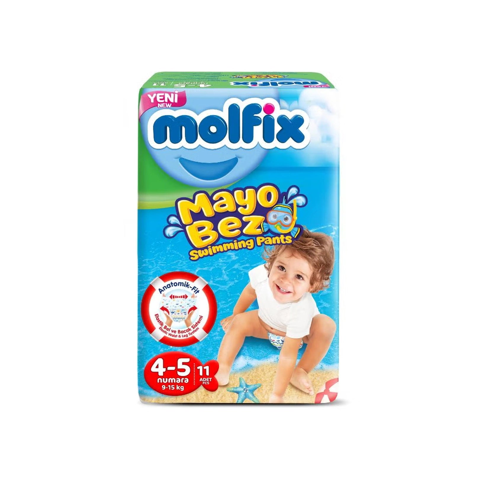 Molfix Swimming Pants (4–5) 11Pcs