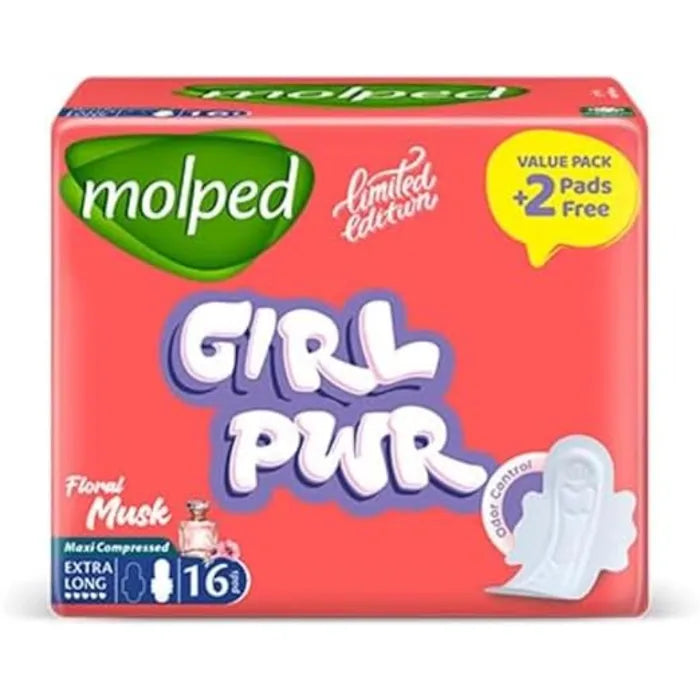 Molped Girl Pwr Maxi EX.LONG 16Pads