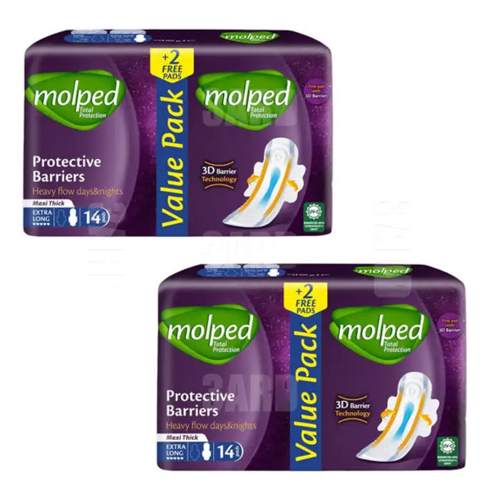 Molped Protective Barriers Maxi EX.LONG 28Pad