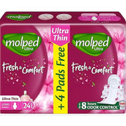 Molped Fresh&amp;Comfort Ultra Thin Long 24Pads