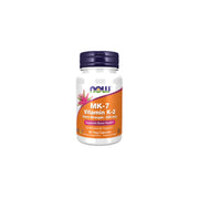 Vitamin supplement bottle labeled 'MK-7 Vitamin K-2' on a white background