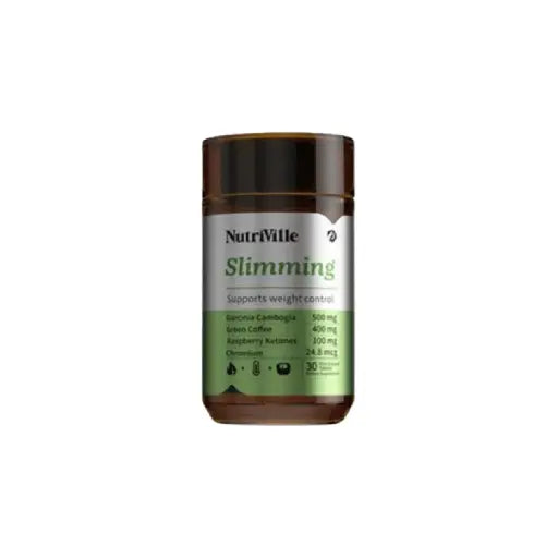 Nutriville Slimming supplement container on a white background